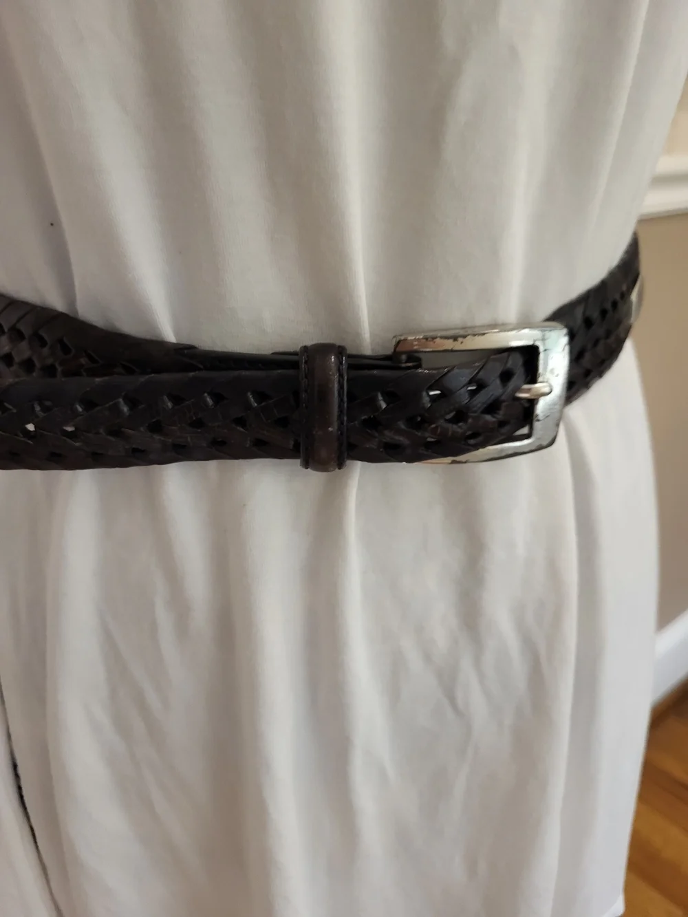 Brighton woven leather